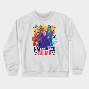 Halloween Monster Squad // Zombie, Witch, Vampire, Ghost, Werewolf, Frankenstein Crewneck Sweatshirt